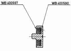 ventilni čep - komplet WB 404 025-U